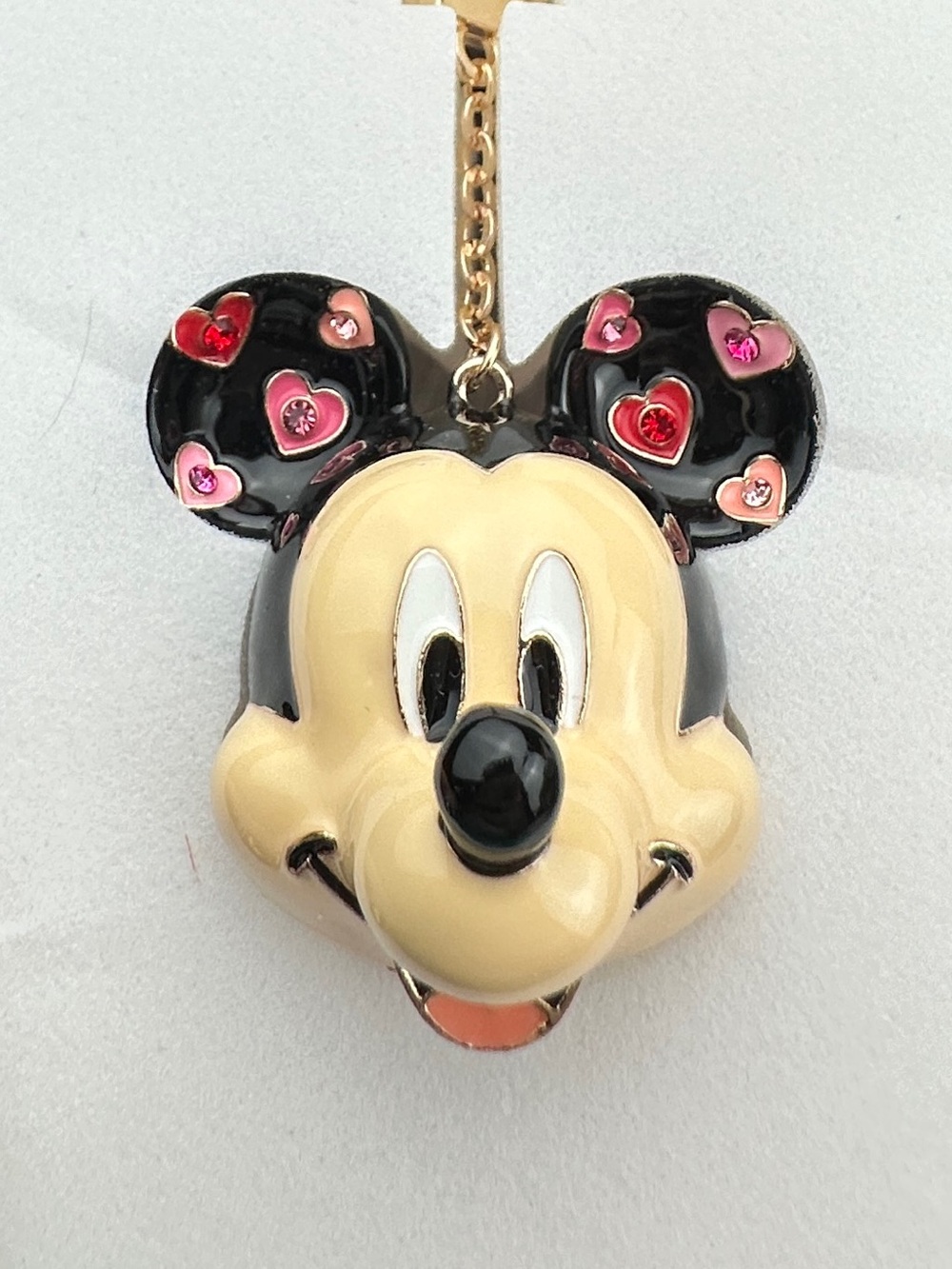 Disney x BaubleBar Mickey & Minnie Valentine Bag Charm Keychain Set New - Picture 5 of 6